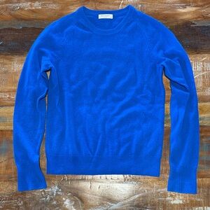 Equipment Women’s Bright Blue Sweater- 100% cashmere from Neiman Marcus